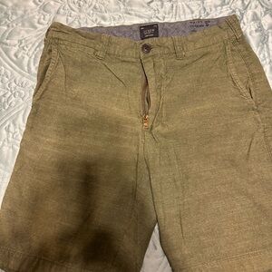 J. Crew Khaki Men's Flat Front Shorts bin5